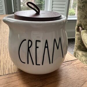 RAE DUNN CREAM CREAMER - Baby size